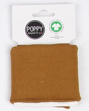 Cuffs Boordstof Tricot Olijf, Nieuw