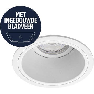 Spot Armatuur GU10 - Pragmi Axis - GU10 Inbouwspot met, Ophalen of Verzenden, Nieuw, Overige fittingen, Plafondspot of Wandspot