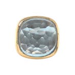 Rosegouden ring met Spinel 18 karaat, Sieraden, Tassen en Uiterlijk, Ringen, Verzenden, Zo goed als nieuw, Goud