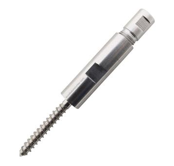 Houtschroef terminals rvs 4mm Links, Verzenden, Nieuw