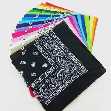 Modieuze Katoenen Bandana Sjaal 54x54cm - Paisley Print voor, Verzenden, Nieuw