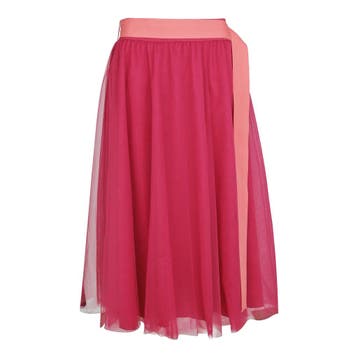 Milano Italy • roze tule rok • 36, Kleding | Dames, Rokken, Verzenden, Roze, Maat 36 (S), Milano Italy