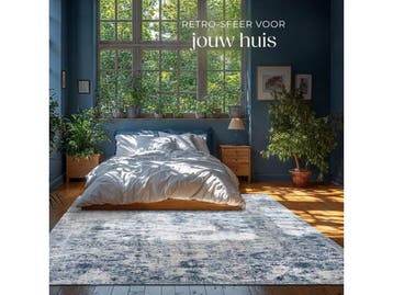 tectake® Vintage Design Vloerkleed Amara - Laagpolig -, Verzenden, Nieuw