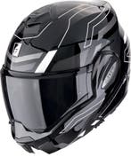 Scorpion EXO-Tech Evo Conquer Zwart Wit Systeemhelm, Motoren, Kleding | Motorhelmen, Systeemhelm, XXL, Nieuw met kaartje, Overige merken