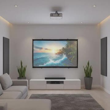 60 inch Projectiescherm Wandmontage 4:3 HD Draagbaar voor Bu, Audio, Tv en Foto, Beamers, Verzenden, Nieuw