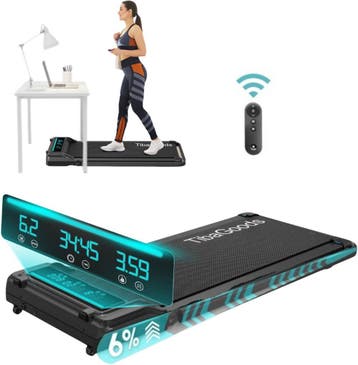TibaGoods Loopband Inklapbaar 1 t/m 6 km/h - 120kg, Ophalen of Verzenden, Zo goed als nieuw