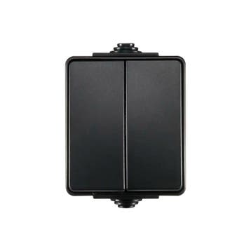 ION INDUSTRIES | OPBOUW SERIESCHAKELAAR | IP55 | ZWART, Nieuw