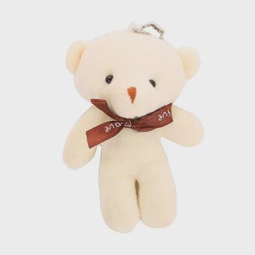 Set van 10 Mini Strikje Teddybeer Pluche Hangers - Kleurrijk, Verzenden, Nieuw