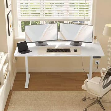 Nieuw: Elektrisch Zit-Sta Bureau met USB en Geheugenfunctie, Huis en Inrichting, Bureaus, Verzenden, Elektrisch, Nieuw