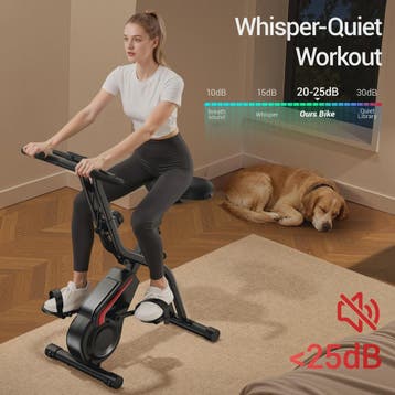 UMAY 5-in-1 Opvouwbare Hometrainer met Rugleuning, 8 Weersta, Verzenden, Nieuw