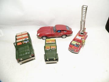 Onbekend - Blikken speelgoed - Jaguar E-Type - Fire Truck -