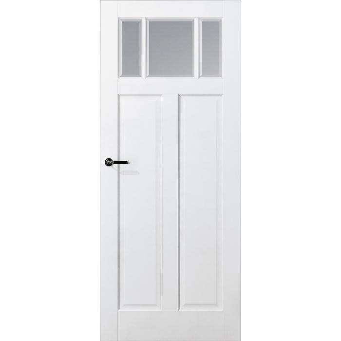 Skantrae binnendeur SKS 231 Facet blank glas, Doe-het-zelf en Verbouw, Deuren en Horren, Binnendeur, Zo goed als nieuw, Ophalen of Verzenden