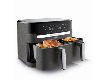 Tefal Easy Fry Dual XXL & Grill EY905B - Dubbele Airfryer -, Verzenden, Zo goed als nieuw