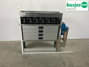 Aluca bedrijfswageninrichting 1010x320x1150mm (3223), Ophalen of Verzenden