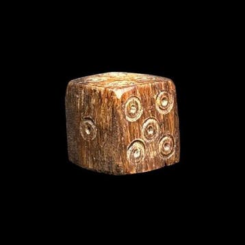 Oud-Romeins, Keizerrijk Been dobbelsteen - Ancient Roman