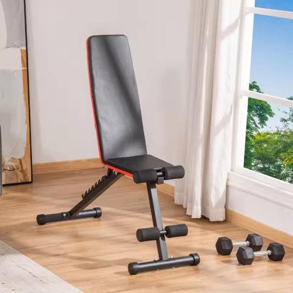 Verstelbare Halterbank – 7 Posities Opvouwbare Fitnessbank, Sport en Fitness, Fitnessapparatuur, Nieuw, Verzenden