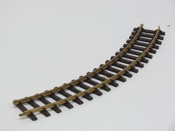 THIEL 313 Fertig-Gleise gebogen. R 76.5cm Messing (Bocht), Ophalen of Verzenden, Zo goed als nieuw, Rails, Analoog