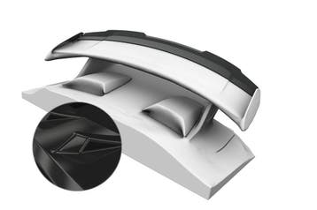 Achtervleugel met ABE voor Porsche 911/991 (991,2) GT3 HF777, Auto-onderdelen, Carrosserie en Plaatwerk, Verzenden, Nieuw