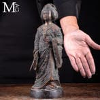 Brons - Geisha in traditioneel kostuum - Oude Japanse, Verzamelen