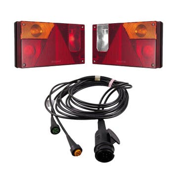Verlichtingsset Aanhanger Aspöck Multipoint 1, 9m | 13-polig, Auto-onderdelen, Verlichting, Ophalen of Verzenden, Nieuw