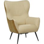 Retro leren fauteuil, Huis en Inrichting, Fauteuils, Ophalen of Verzenden, Nieuw, Leer