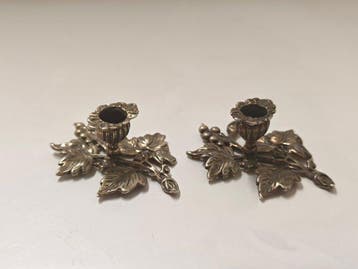 Kandelaar (2) - .800 zilver