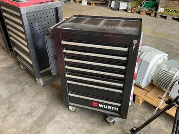 Online veiling: Würth, gereedschapswagen met handgereedschap, Nieuw