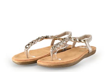 Dolcis Sandalen in maat 38 Goud, Dolcis, Overige kleuren, Verzenden, Sandalen of Muiltjes