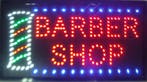 Kapper barber shop LED bord lamp verlichting lichtbak reclam, Verzenden, Nieuw