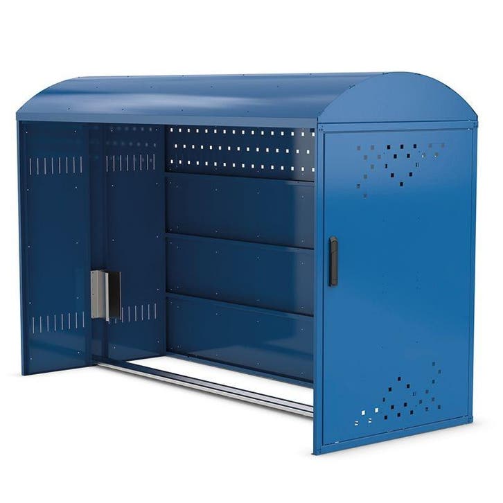 Fietsbox 1 fiets rond dak uitbreiding met zijwand, Fietsen en Brommers, Fietsaccessoires | Overige Fietsaccessoires