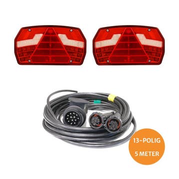 LED Verlichtingsset Aanhanger Dasteri DSL-4200, 5m | 13-poli, Auto-onderdelen, Verlichting, Ophalen of Verzenden, Nieuw