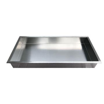 Sani Royal Inbouwnis 30x60x7 cm RVS Geborsteld, Nieuw