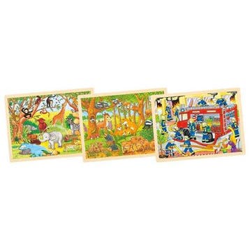 Houten puzzel 48 stukjes, Ophalen of Verzenden, Nieuw