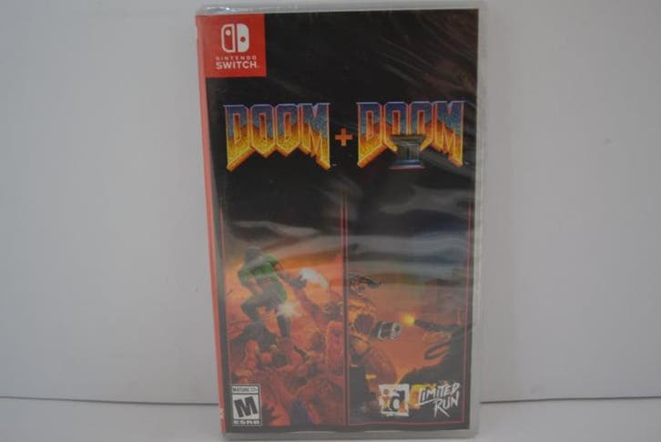 Doom + Doom II - SEALED (SWITCH USA), Spelcomputers en Games, Games | Nintendo Switch, Zo goed als nieuw, Verzenden