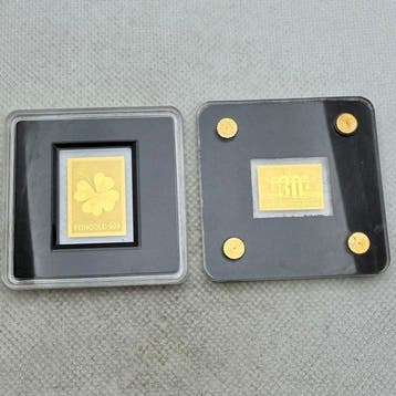 Duitsland. Gold medal ND, 2 x 1/500 Oz. oro (.999) (Zonder