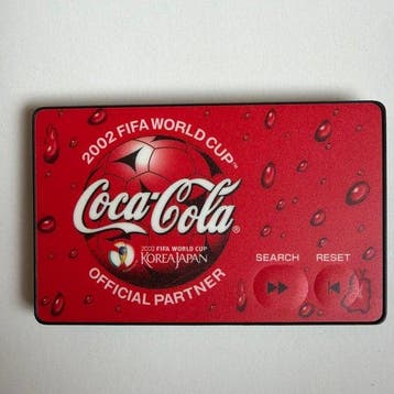Coca-Cola 2002 FIFA Wereldbeker Korea/Japan Card Radio –, Nieuw