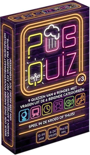 Pubquiz #3 - Kaartspel | Puzzles & Games - Kaartspellen, Verzenden, Nieuw