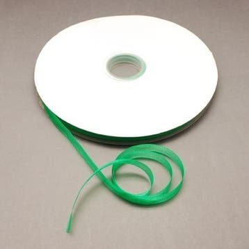 2 meter Organza lint 10mm breed per meter,  Groen, Ophalen of Verzenden, Nieuw, Draad
