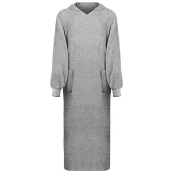 vidaXL Deken hoodie KINN Grijs XXL Katoen, Verzenden, Nieuw