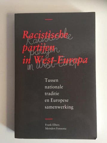 Racistische partyen in west-europa - Elbers 9789064732836, Verzenden, Zo goed als nieuw, Elbers