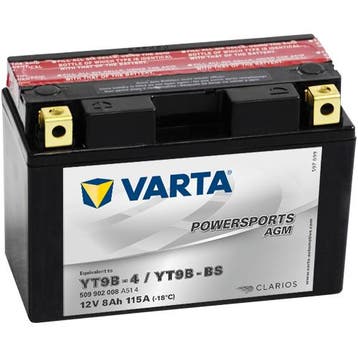 VARTA YT9B-BS Powersports AGM accu | 509 902 008 | 12V 8Ah, Ophalen of Verzenden, Nieuw
