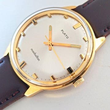 Plato - Manhattan – Rare French Mechanical Dress Watch –, Nieuw