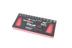 TM 19 Delige 1/4 doppenset foam carbon look inlay, Auto diversen, Autogereedschap, Verzenden, Nieuw
