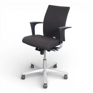 HAG H04 4400 bureaustoel, zwart-alu, Ophalen of Verzenden, Ergonomisch, Nieuw