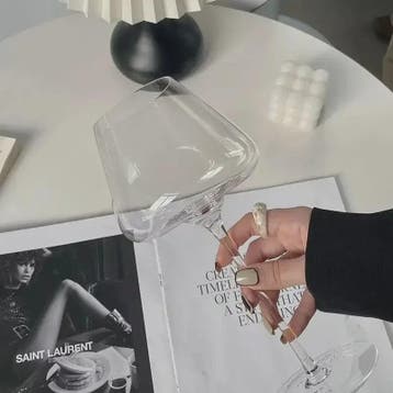 Set Luxe Kristallen Wijnglazen 720ml - Modern Design, Vaatwa, Antiek en Kunst, Verzenden