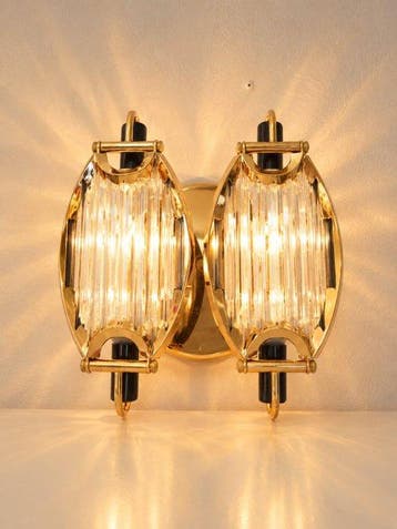 Plafondlamp - Wandlamp in Bakalowits-stijl, uitgevoerd in, Huis en Inrichting, Nieuw