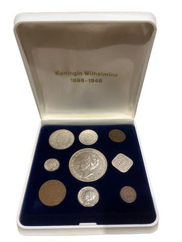 De munten van Koningin Wilhelmina 1898/1948, Verzenden, Koningin Wilhelmina, Losse munt, Zilver