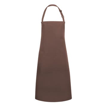 GGM Gastro | KARLOWSKY | Schort met zak Basic - Lichtbruin |, Verzenden, Nieuw, Bruin, Schort