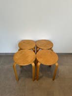 IKEA - Kruk - Frosta - Berkenhout, Birch - Vier Kleine, Antiek en Kunst