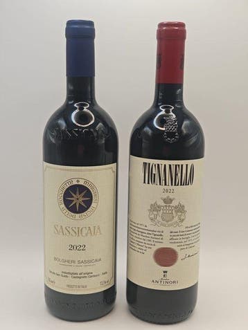 2022 Tenuta San Guido, Sassicaia & Tignanello - Toscane IGT, Nieuw
